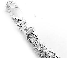 Sterling Silver Byzantine 3mm Chain Necklace - Silver Insanity