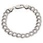 Double Link Chain Charm Bracelet - Anti-Tarnish or Antiqued Sterling Silver