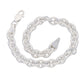 Cable Link Chain Bracelet, Sterling Silver, 6mm Wide - 7", 7.5", 8" Lengths