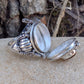 Medieval Eye - Gemstone Poison Box Locket Ring in Sterling Silver