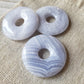 30mm Gemstone Donut - Silver Insanity