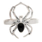 Black Widow Spider Sterling Silver Ring - Silver Insanity