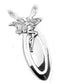 Large Sterling Silver Fairy / Faery Bookmark - Gift for Booklovers - Silver Insanity