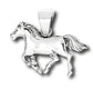 Horses Sterling Silver Running HORSE Pony Charm Pendant - Silver Insanity