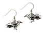 The Black Raven Sterling Silver Dark Birds of Beauty Hook Earrings - Silver Insanity