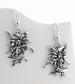 Moon Sprite - Detailed Sterling Silver Amy Brown Fairy Hook Earrings - Silver Insanity