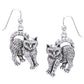 Whimsical Movable Head Kitty Cat Earrings in Solid Sterling Silver - Silver Insanity