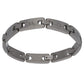 Flat Head Screw Link Titanium Metal Link Bracelet Jewelry, 7.5" Long - Silver Insanity