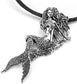 Moveable Tail Mermaid Sterling Silver Sea Nymph Mermaid Pendant - Silver Insanity