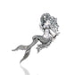 Moveable Tail Mermaid Sterling Silver Sea Nymph Mermaid Pendant - Silver Insanity