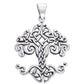 Large Celtic Knot Tree of Life Sterling Silver Pendant 18" Chain Necklace - Silver Insanity