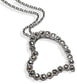 Sterling Silver Open Marcasite Heart Pendant 18" Necklace - Silver Insanity