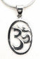 OM Hindu Symbol of the Absolute Sterling Silver Pendant - Silver Insanity