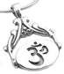 Reversible Spinning Om Yin Yang Sterling Silver Pendant - Silver Insanity